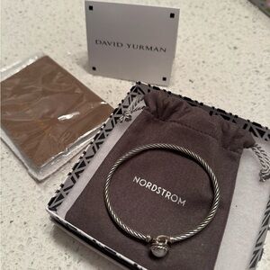 David Yurman pearl chatelaine Silver Bracelet